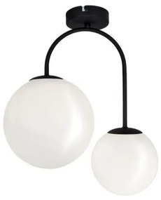 Φωτιστικό Οροφής Anouk 4228700 μαύρο λευκό Viokef-4228700-Μαύρο-Λευκό 4228700