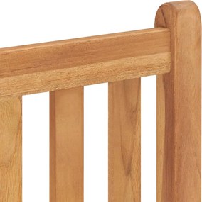 vidaXL Σετ Τραπεζαρίας Κήπου 5 Τεμαχίων από Μασίφ Ξύλο Teak