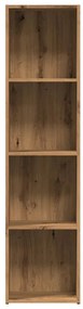vidaXL Ντουλάπι βιβλίων Artisan Oak 36x30x143 cm Κατασκευασμένο ξύλο