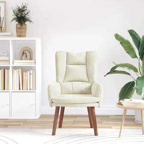 vidaXL Πολυθρόνα Κρεμ 63 x 67 x 94 εκ. Βελούδο