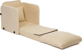 1-Seat Sofa-Bed Saga Single - Cream Cream
