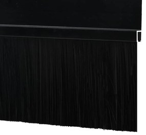 vidaXL Αυτοκόλλητες σφραγίδες πόρτας 6 pcs Μαύρο 100 cm