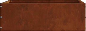 vidaXL Περίγραμμα γκαζόν Σκ rusty 40 x 40 x 13 cm