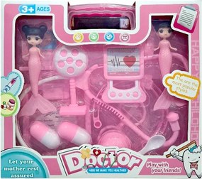 Σετ βαλιτσάκι ιατρικής - 012 - 917298 - Pink