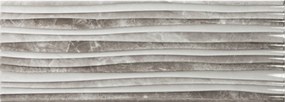 Karag Louvre Gris Decor Wave 25x70 - Πλακάκι μπάνιου