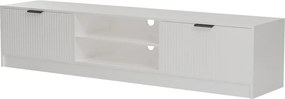 Έπιπλο τηλεόρασης Lemardo pakoworld λευκό 180x40x40εκ