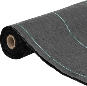 vidaXL Μεμβράνη Εδαφοκάλυψης Μαύρη 0,5x150 μ. από Πολυπροπυλένιο