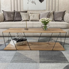 Τραπεζάκι Σαλονιού Πεύκο FLAPA 120x50x30