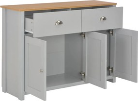 vidaXL Μπουφές Γκρι 112 x 35 x 81 εκ.