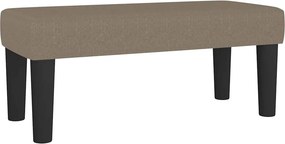 vidaXL παγκάκι Taupe 70 x 30 x 30 εκ. ύφασμα