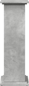 vidaXL Βάση Οθόνης με Αποθ. Γκρι Σκυρ. 31x30x90 εκ. Επεξεργασμένο Ξύλο