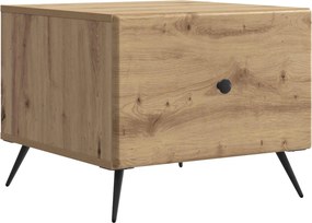 vidaXL Τραπεζάκι σαλονιού Artisan Δρυς 49 x 50 x 40 εκ