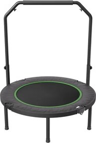 VEVOR 40" Foldable Mini Fitness Trampoline Adults Exercise Rebounder with Handle
