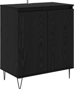 vidaXL Πλαϊνό γραφείο Μαύρη Οξυά 60 x 35 x 70 cm Επεξεργασμένο ξύλο