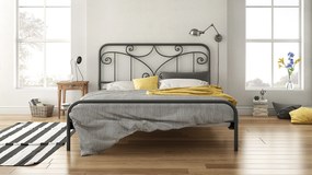 CKM4-13 Μεταλλικό Κρεβάτι Roxane Διπλό 150x190 - Chic Strom - Ελληνικής Κατασκευής, 1 Τεμάχιο