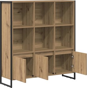 vidaXL Βιβλιοθήκη 2 pcs Καρυδιά Χειροποίητης Εργασίας