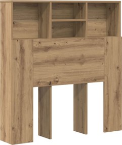 vidaXL Κρεβάτι με Κεφαλάρι Artisan Oak Επεξεργασμένο ξύλο