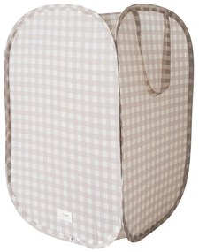 3Sprouts Καλάθι για τα άπλυτα Gingham beige
