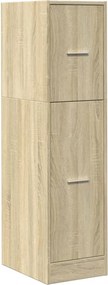 vidaXL Συρταριέρα Γενικής Χρήσης Sonoma Δρυς 30x41x118 εκ Επεξ. Ξύλο