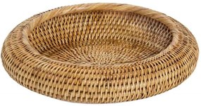 Διακοσμητική Πιατέλα AH-MS73189 Φ30x6cm Natural Andrea House Rattan