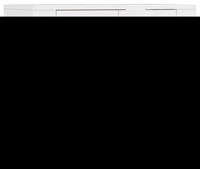 Ντουλάπια Τηλεόρασης Επιτοίχια 2 τεμ. Λευκά 57 x 34,5 x 40 εκ. - Λευκό