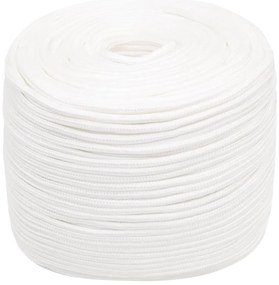 vidaXL Σχοινί Ναυτιλίας Ολόλευκο 6 χιλ. 25 μ. από Πολυπροπυλένιο