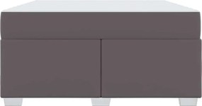 vidaXL Σκελετός Κρεβατιού Γκρι 140 x 200 cm ύφασμα