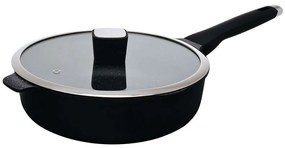 Ημίχυτρα Αντικολλητική Nordic 28cm Black Estia 28cm Aluminium