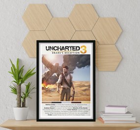 Πόστερ &amp; Κάδρο Uncharted 3 GM157 30x40cm Εκτύπωση Πόστερ (χωρίς κάδρο)