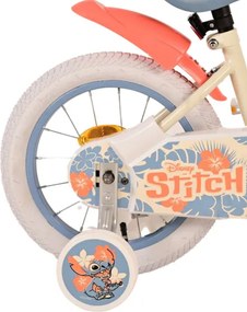 Stitch 16 Inch 25 cm Girls Coaster Brake Cream