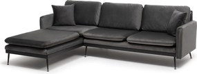 Corner Sofa Reya - Anthracite Anthracite