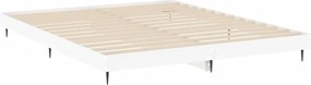 vidaXL Πλαίσιο Κρεβατιού Λευκό 200 x 200 εκ. από Επεξεργασμένο Ξύλο