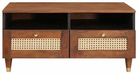 vidaXL Τραπεζάκια Σαλονιού with Drawer Καφέ 80 x 54 x 40 εκ