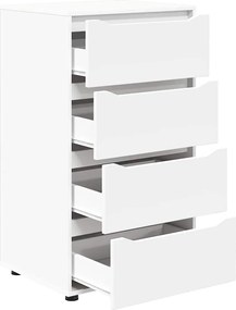 vidaXL Ντουλάπες Αποθήκευσης 2 pcs Λευκό 60 x 48 x 105 εκ.