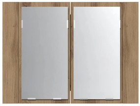 vidaXL Καθρέφτης Ντουλάπι Αρτισιανή Δρυς 60x12x45 εκ. Επεξ. Ξύλο