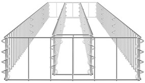 vidaXL Συρματοκιβώτιο-Γλάστρα Υπερυψωμένη 270x30x10 εκ. Γαλβ. Χάλυβας