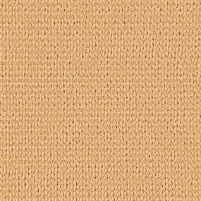 vidaXL Οθόνη Μπαλκονιού Άμμος 90 x 400 cm HDPE και Αλουμίνιο