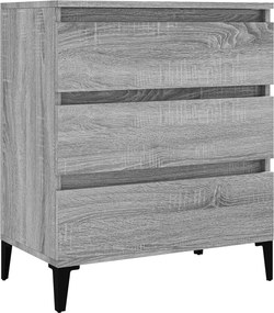 vidaXL Ντουλάπι Γκρι Sonoma 60x35x70 εκ. από Επεξεργασμένο Ξύλο
