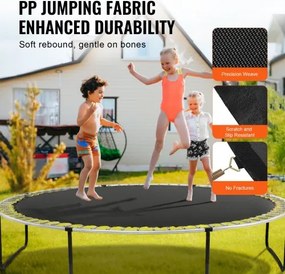 VEVOR Replacement Trampoline Mat Fits 12ft Frame 72 V-Rings 5.5" Spring Length