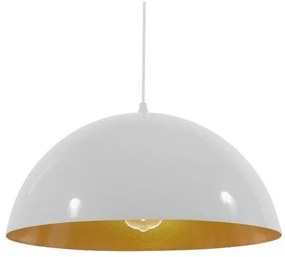 Κρεμαστό Φωτιστικό Οροφής Λευκό Χρυσό GloboStar GloboStar LUNE 01339-1339-Λευκό-Χρυσό 1339