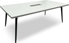 Stewehome Τραπέζι συνεδριάσεων 8 ατόμων λευκό 200x100x75 cm