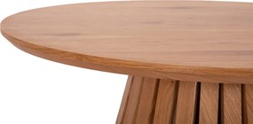 ΣΕΤ 2ΤΜΧ ΤΡΑΠΕΖΙΑ ΣΑΛΟΝΙΟΥ TALBERT HM21083 MDF ΦΥΣΙΚΟ ΞΥΛΟΥ Φ80εκ &amp; Φ45εκ