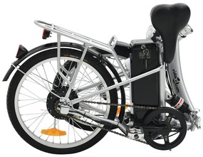 vidaXL Ηλεκτρικό Ποδήλατο Σπαστό με Μπαταρία Ιόντων Λιθίου Κράμα Αλουμινίου