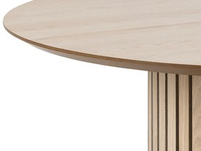 Τραπέζι Oakland K106, Ελαφριά δρυς, 75cm, 54 kg, Φυσικό ξύλο καπλαμά, Ινοσανίδες μέσης πυκνότητας, Ξύλο, Ξύλο: Δρυς | Epipla1.gr