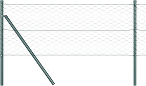 vidaXL Στύλος Περιφράξεων Γκρι 50 x 0,6 m (πλέγμα 50 mm)