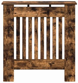 vidaXL Καπάκι Καλοριφέρ Καπνιστό Δρύς 78 x 19 x 81,5 cm
