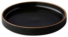 Πιάτο Japan QU18003 D15x2,3cm Black-Gold Q Authentic Porcelain