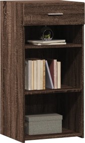 vidaXL Μπουφές Καφέ Δρυς 45x42,5x93 εκ. από Επεξεργασμένο Ξύλο