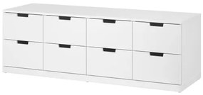 NORDLI συρταριέρα με 8 συρτάρια, 160X54 cm 592.395.04