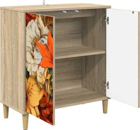 vidaXL Πλαϊνό γραφείο GENNEP Sonoma 69 x 33 x 75 εκ.